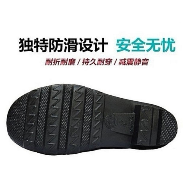 Rain boots high-top men's rain boots fashion fishing adult construction labor insurance waterproof mid-top overshoes seafood rubber shoes water shoes