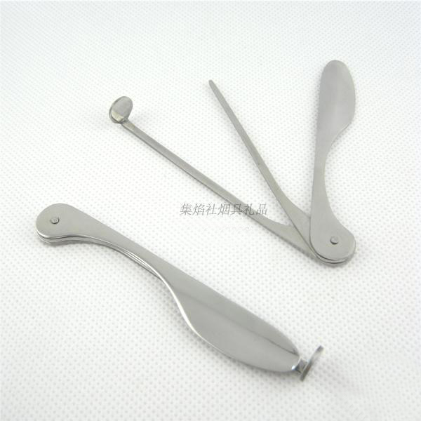 Three - in - one pipe tool stainless steel accessories - bar - needle repair carbon knife and pipe knife
