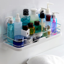 Garbo suction cup bathroom rack toilet toilet toilet wash table storage bath non-perforated wall-mounted toilet