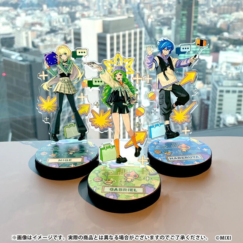 Shibuya Pop-Up Store Voice-Activated Standee! Monster Ball Merchandise Featuring Mokutengabele/Gabriel/Nikki/Harley Road Shibuya Pop-Up Store Voice-Activated Standee! Monster Ball Merchandise Featuring Mokutengabele/Gabriel/Nikki/Harley Road