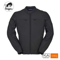 French Furygan TAAZ slim city commuter locomotive top with built-in D3O protective gear motorcycle riding suit