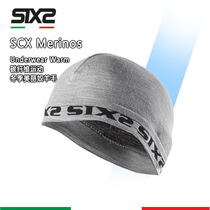 Italian SIXS SCX carbon fiber merino wool hair cover motorcycle motorcycle riding head cover sweating warm