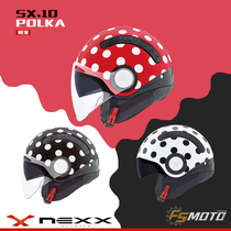Portugal X NEXX SX 10 POLKA Four Seasons 3 4 helmet motorcycle locomotive helmet half helmet Red Dot Design