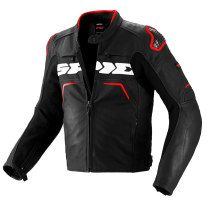Italian Spidi Evorider multi-season sports locomotive leather jacket shoulder external slider