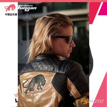 French Furygan Legend womens soft cowhide D3O protective gear motorcycle motorcycle retro riding leather jacket jacket