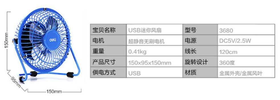 Ventilateur USB - Ref 403261 Image 14