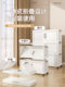 Installation-Free Storage Cabinet, Household Storage Cabinet, Multi-Layer Plastic Storage Cabinet for Baby Clothes and Pants, Foldable Cabinet
