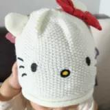 Hello Kitty, детская трикотажная шерстяная вязаная шапка, европейский стиль