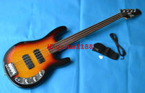 FRETLESS SUNBURST ELECTRIC BASS FRETLESS SUNSET COLOR ELECTRIC BASS F-1407