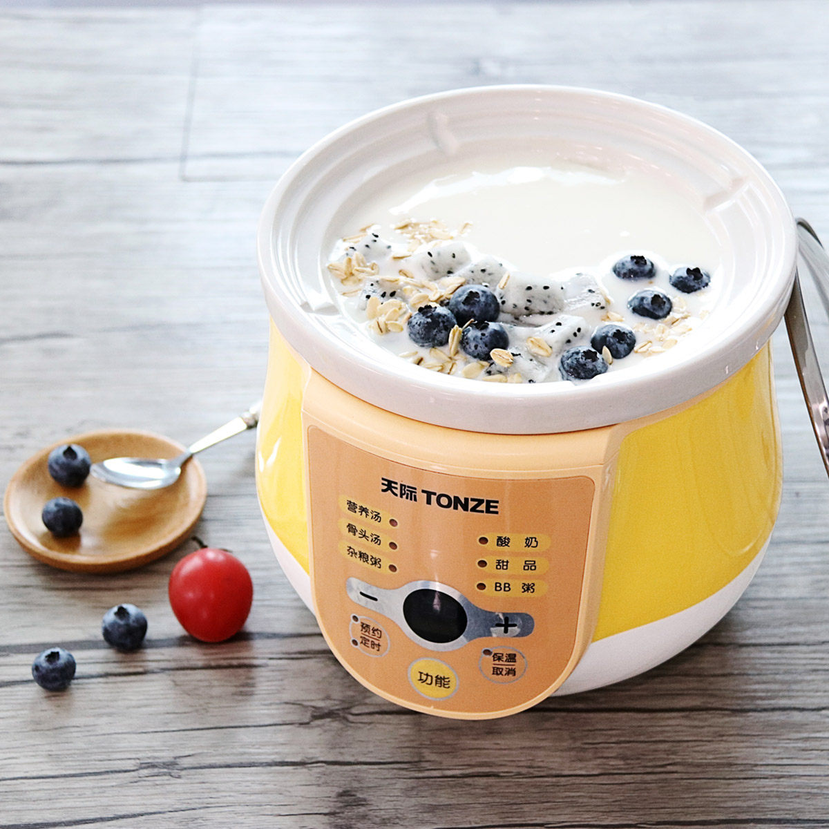 Tonze skyline DGD10-10EWD electric saucepan BB saucepan soup pot cooking porridge theorizer fully automatic mini-small saucepan