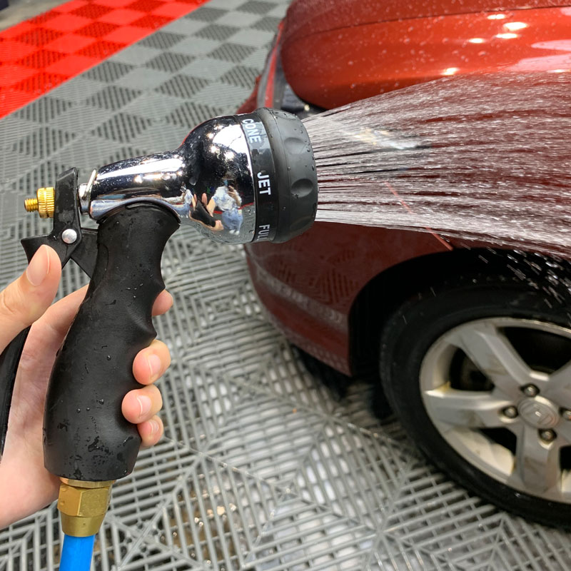 Home High Pressure Car Wash Water Gun Head Copper Nozzle Water Pipe Hose Car Wash Spray Gun Watering Spray Pressure Ground God