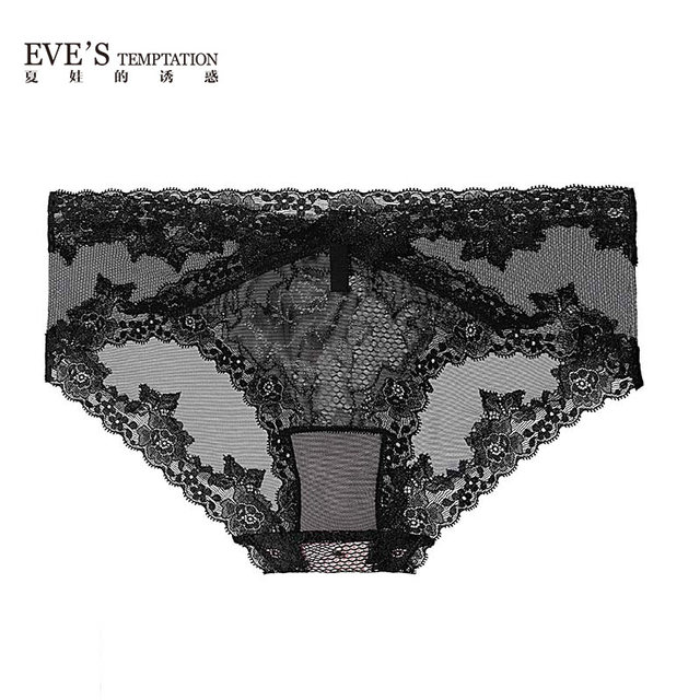 Eve's Temptation Natalie Lace ຊຸດຊັ້ນໃນຂອງແມ່ຍິງ Summer ບາງ Breathable ແອວຕ່ໍາແອວ Boxer Briefs ຝ້າຍບໍລິສຸດຂອງແມ່ຍິງ Crotch