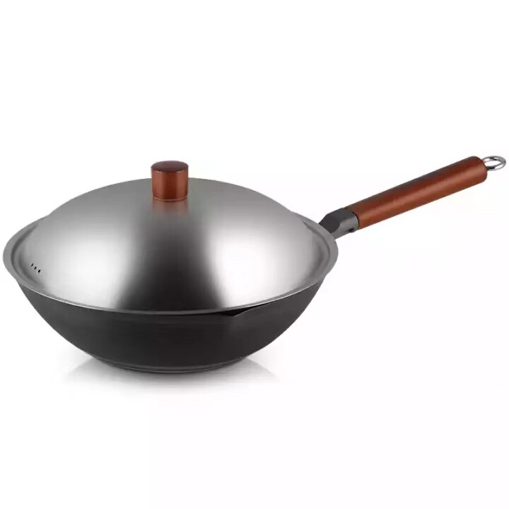 Jiuyang frying pan iron pot is not easy to rust uncoated pan induction cooker gas general CTG3009 3209 280