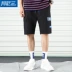 Quần short nam hè giản dị quần dài mùa hè Phiên bản Hàn Quốc của xu hướng năm điểm quần thể thao dụng cụ quần - Quần short bộ quần áo thể thao nam Quần short