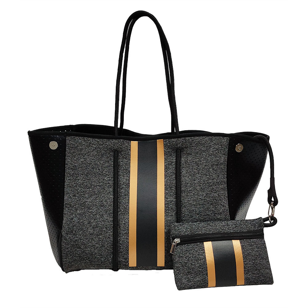 Beach Bag Diving Material Punch Hole Fashion Moms Bag Lady Single Shoulder Skewed Satchel Mommy Bag Ultra Soft Primary-Mother Package