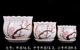 Yezhijia ceramic pots ດອກ pots ລາຄາພິເສດຊຸດສາມນ້ໍາກ້ອນແຕກ pots succulent ມີຖາດແລະການຂົນສົ່ງຟຣີ