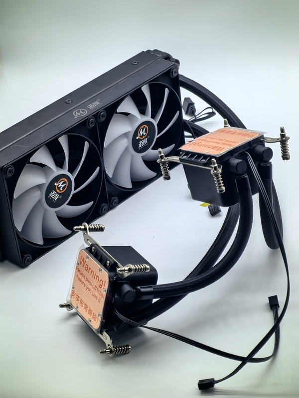 Maidu 360 Dual Cooling Head Md360B2-2011 Water Cooling Radiator 3.8cm Thickened Cooling Plate X99 Dual Cpu Cooling