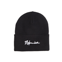 American brand NAHMIAS Scripted Beanie niche designer pure wool cap thickens in winter