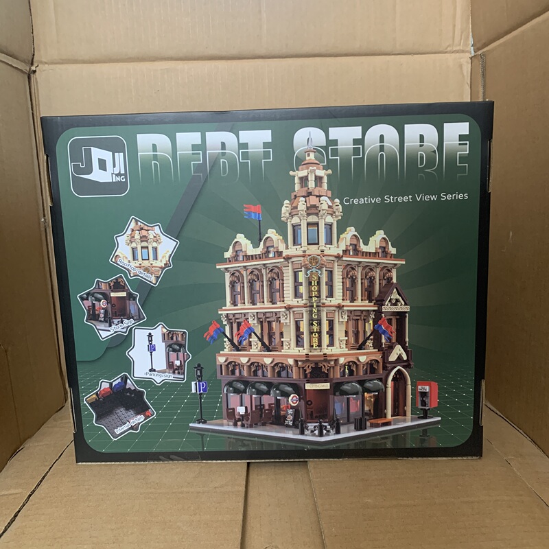 Department Store Street Scene Building Blocks! Mini Particles 3.6 Medium Particles Are Not Compatible with Lego Educational Assembly Toys Department Store Street Scene Building Blocks! Mini Particles 3.6 Medium Particles Are Not Compatible with Lego Educational Assembly Toys