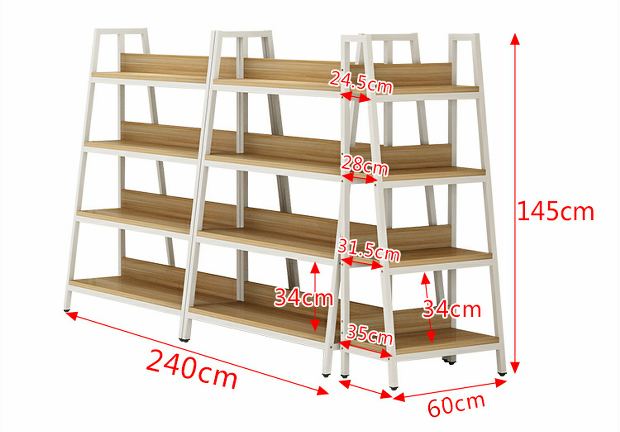 Kệ siêu thị tại đảo trang sức tiện lợi cửa hàng trưng bày mỹ phẩm trưng bày tủ đơn hai mặt giá giày sữa mẹ