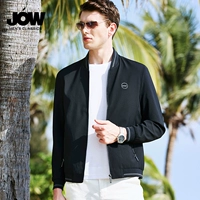 JOW / Jovao kinh doanh áo khoác bóng chày thời trang nam giản dị áo khoác màu rắn mùa xuân áo khoác dụng cụ mới áo khoác nam trung niên