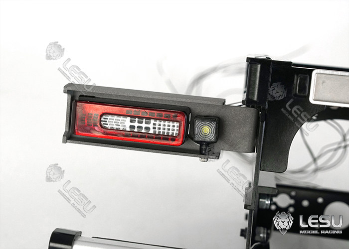 LESU Metall-Heckstoßstangenleuchte für 1/14 RC Tamiyay Traktor-LKW-Modell – Detail 11