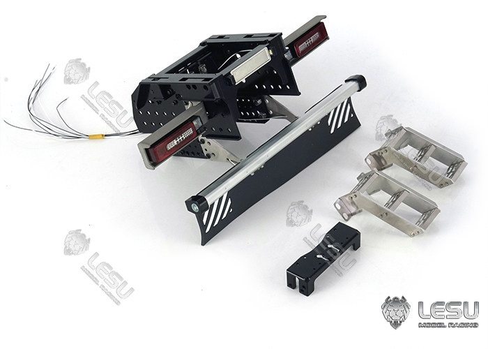 LESU Metall-Heckstoßstangenleuchte für 1/14 RC Tamiyay Traktor-LKW-Modell – Detail 9