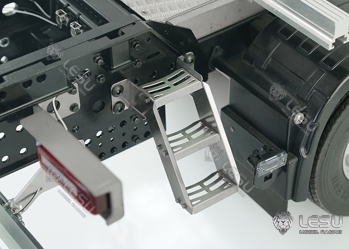 LESU Metall-Heckstoßstangenleuchte für 1/14 RC Tamiyay Traktor-LKW-Modell – Detail 16