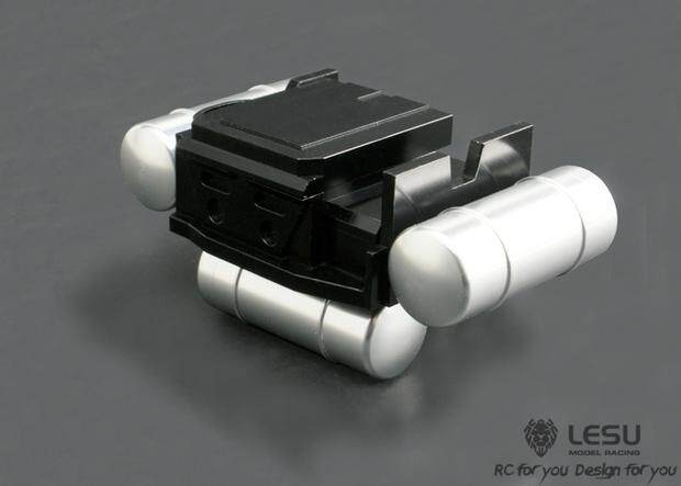 LESU Metall-Lufttank-Batteriekasten-Kombination für 1/14 Traktor-LKW Tamiya Outdoor-Spielzeug – Detail 1
