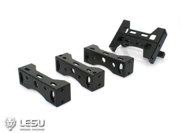 1/14 LESU DIY Metall-Heckplatte für RC R620 Traktor-LKW-Modellauto DIY für Tamiya Ersatzteile Spielzeug – Detail 1