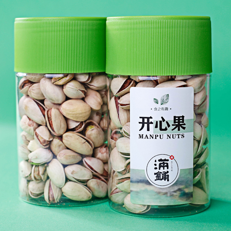 Full bunk with canned pistachio 120g nuts whole box weighing dry stock Fried Goods Casual Office Snacks-Taobao