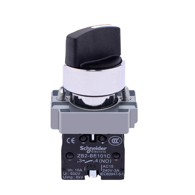 Original Schneider Knob Switch XB2-BD21C XB2-BD33C Three-Stage Knob Switch 2 Stage Switch