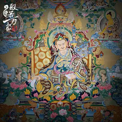 Lotus students, Qinghai Regong, pure hand-painted Tangka painting, Tibetan living room, porch, decorative paintings, Buddhist Buddha statues
