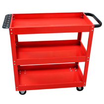 Old a multi-function three-layer mobile tool car three-layer small hand push tool car repair tool cabinet tool box cart