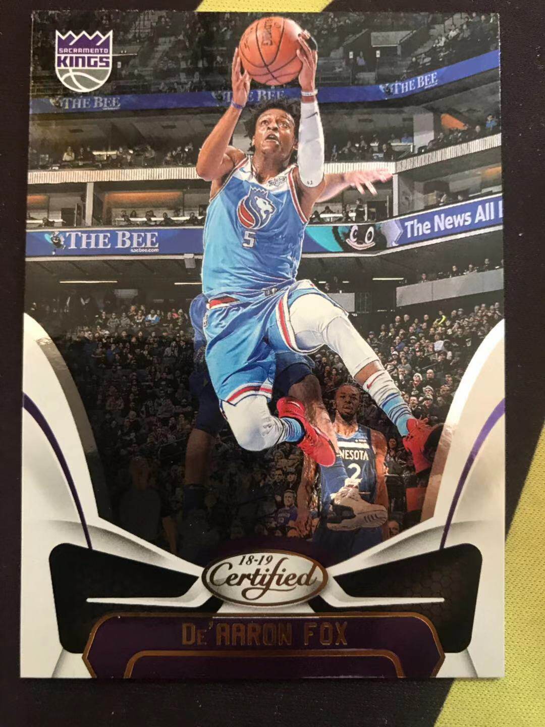 18-19 Panini Certified #57 Darron Fox De ' Aaron Fox star card-Taobao