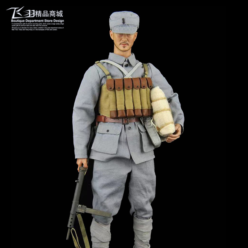 Flying Down Mars divine War God World War II Anti-Japanese China Eighth Route Army Breakthrough Handout 1 6 Soldiers Model Chanka