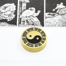 Xuanhe bronze sculpture creative round congenital gossip paperweight paper brass zhenshen study Four Treasures paper calligraphy supplies