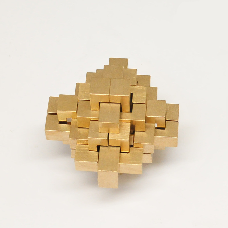 Đồng truyền thống đồ chơi giáo dục brass Luban khóa lỗ khóa hai mươi bốn trẻ em người lớn mở khóa đồ chơi thông minh đồ chơi trẻ em