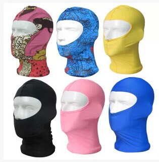 sbart swimming special headgear Waterproof female headgear Sunscreen mask Anti-UV fishing cap