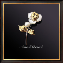 Golden Rose Brooch Brooch Plethora Do Nt Pin High-end Coat Accessories Korea Extravagant Atmosphere Minimalist Temperament