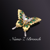 Na Lido Butterfly Chest Needle Upscale Womens Chest Flowers Big Bipin Day Ensemble Upscale Big Clothes Accessories Gifts of the Gift of the elders