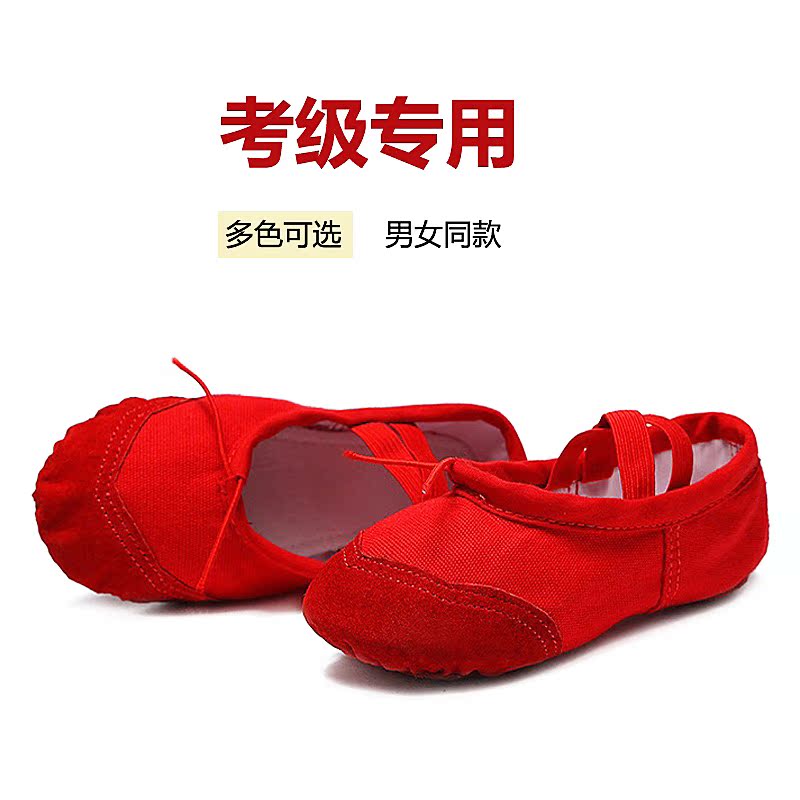 Fine young children adult canvas soft-soled dance shoes two-soled gymnastics shoes examination cat claw belly body female