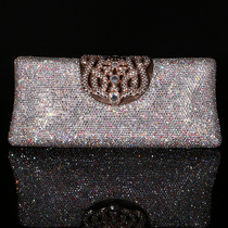 Rhinestone handbag Female socialite bag Hand-set diamond ring Banquet handbag Dinner dress with cheongsam bag