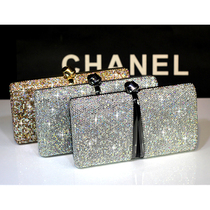 Diamond crystal evening banquet bag clutch bag clutch bag female celebrity temperament evening dress handbag shiny bag party bag female Small