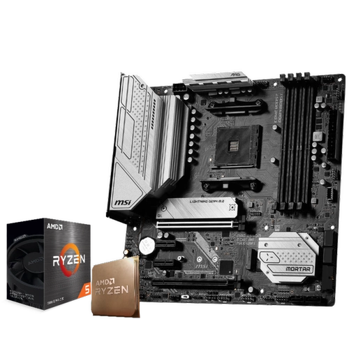 Материнская плата, комплект, процессор AMD ryzen R5, 5500, 4600G