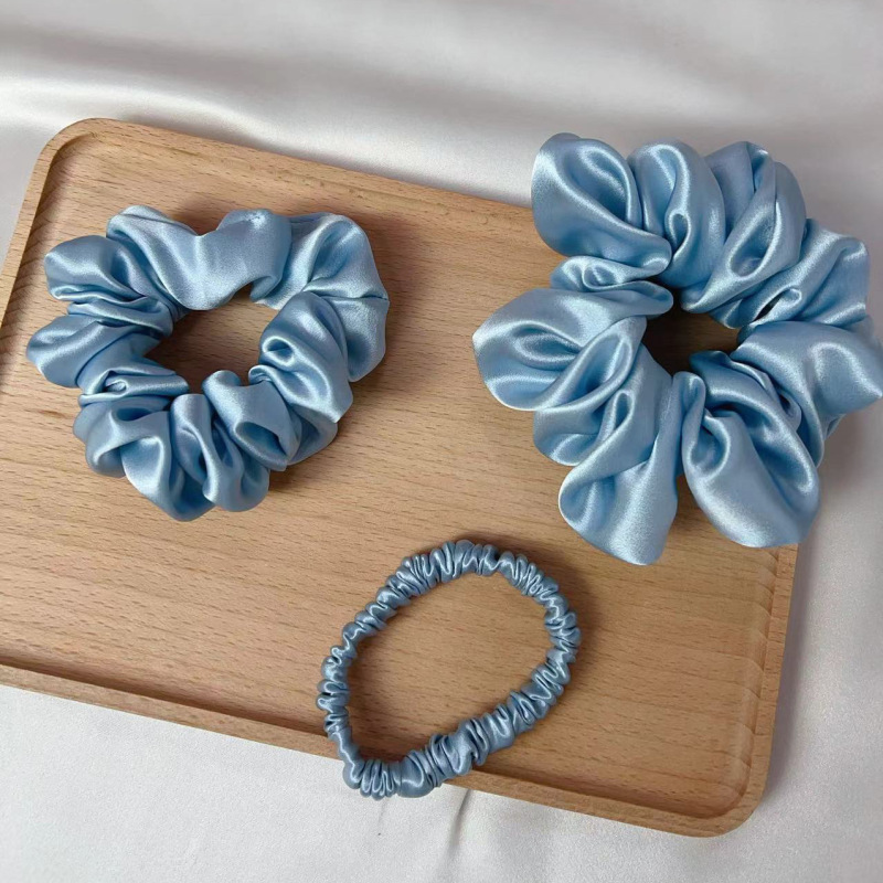 30mm Silk Hair Ties, Mulberry Silk, Seamless, Non-Tightening, Hair Accessories for Girls, Hair Rope, Bun Hair Tie, Elastic Band Set, Gift 30mm Silk Hair Ties, Mulberry Silk, Seamless, Non-Tightening, Hair Accessories for Girls, Hair Rope, Bun Hair Tie, Elastic Band Set, Gift