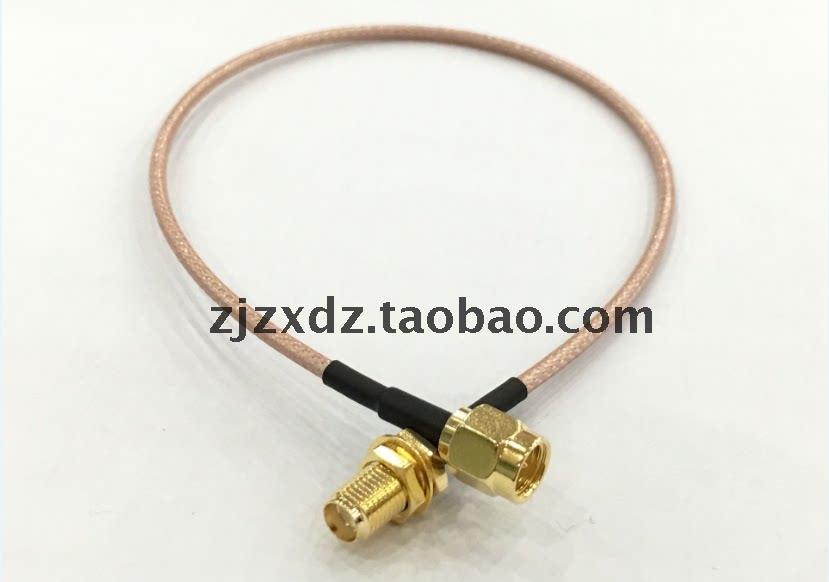 DC:433 GSM 2 4G 5 8G antenna RF extension cable SMA-JK male to female RG316 silver-plated RF cable