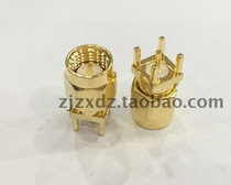 RfRF male seat SMA-JE JHD inner screw inner pin vertical plug PCB board high frequency head coaxial connector