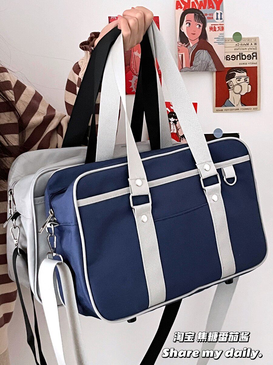 Японская универсальная простая женская сумка JK uniform bag ins trend Lolita commuter campus портативная сумка-мессенджер на одно плечо