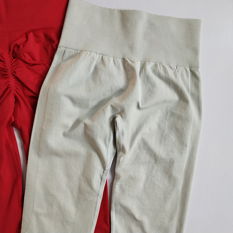 Леггинсы, быстросохнущие дышащие штаны, эластичное спортивное белье для коррекции формы бедер для тренировок для спортзала, высокая талия, в обтяжку 